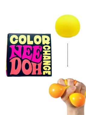 🌟 NEW 💛 NeeDoh Color-Changing Squishy by Schylling 🌟RARE!